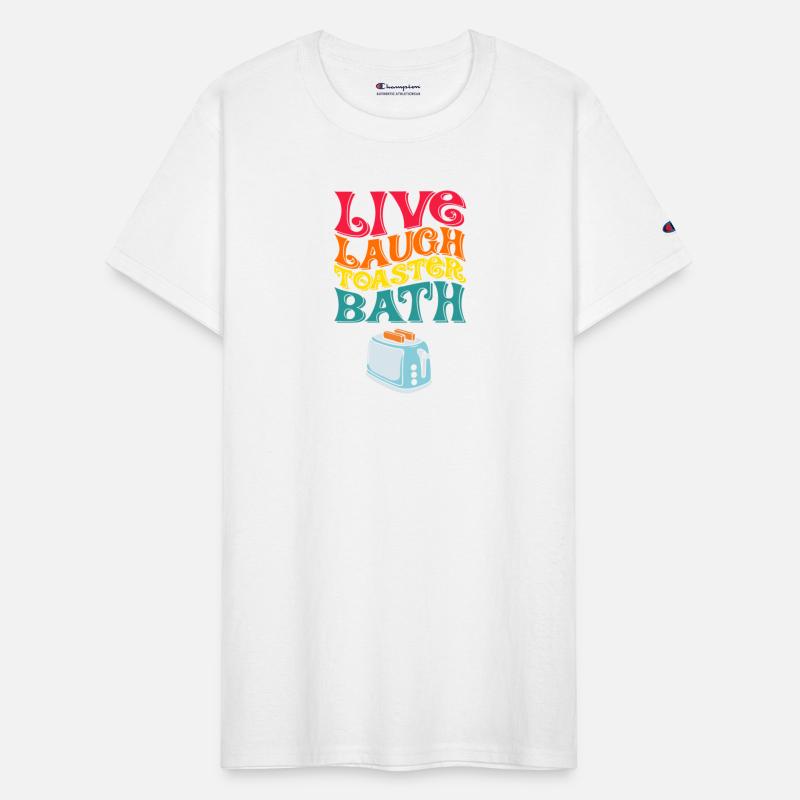 Live Laugh Toaster Bath Playful Groovy Bathroom