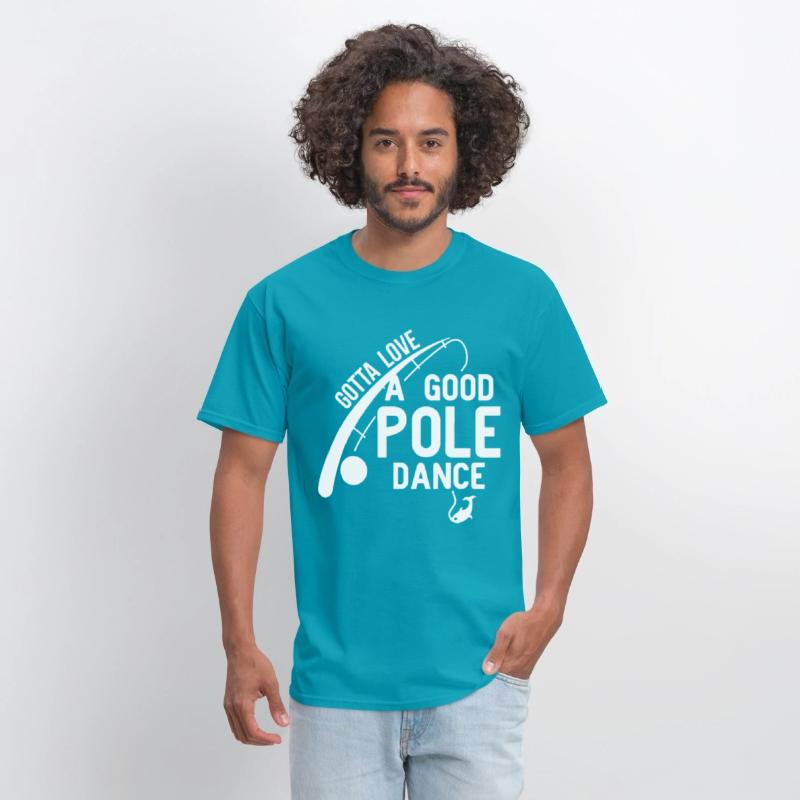 Love Good Pole Dance Funny Fishing Valentines Day