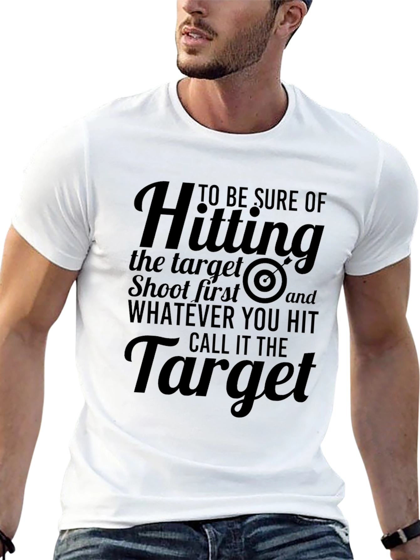 Humorous Target Shooting T-Shirt