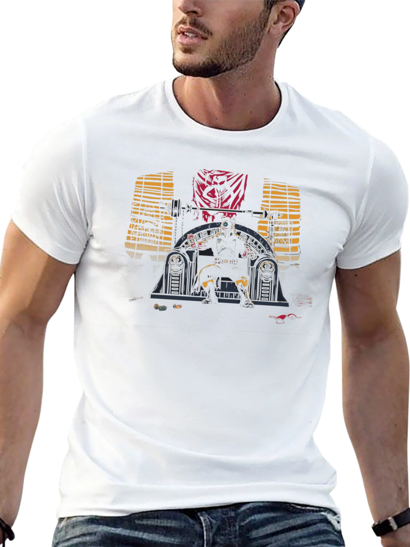 Retro Sci-Fi Throne T-Shirt