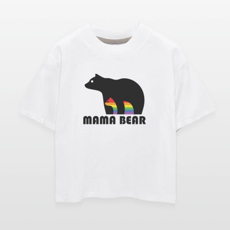 Mama Bear Gay Pride Rainbow LGBT Shirt