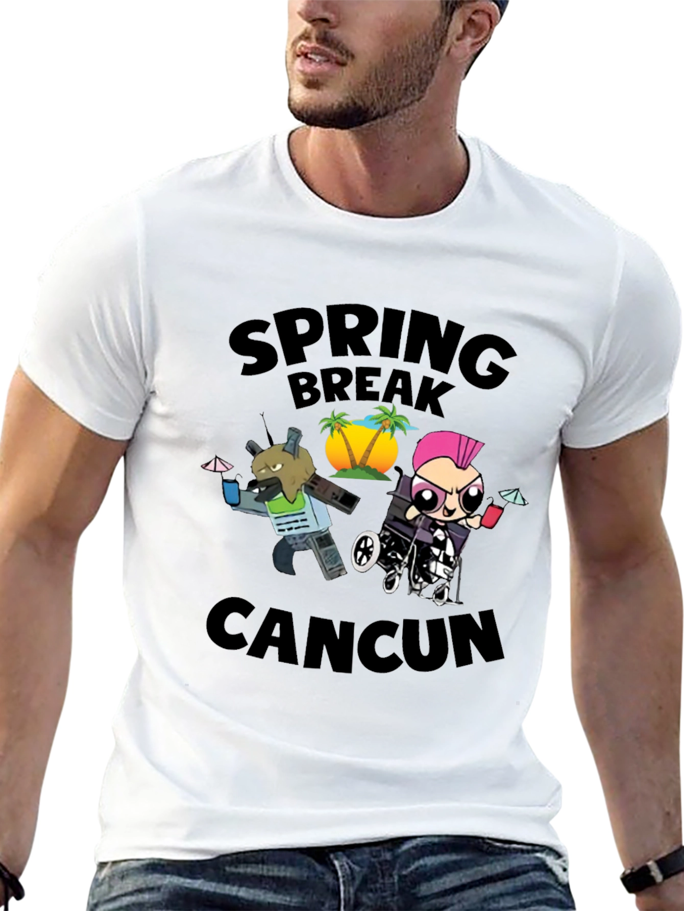 Spring Break Cancun Graphic Tee