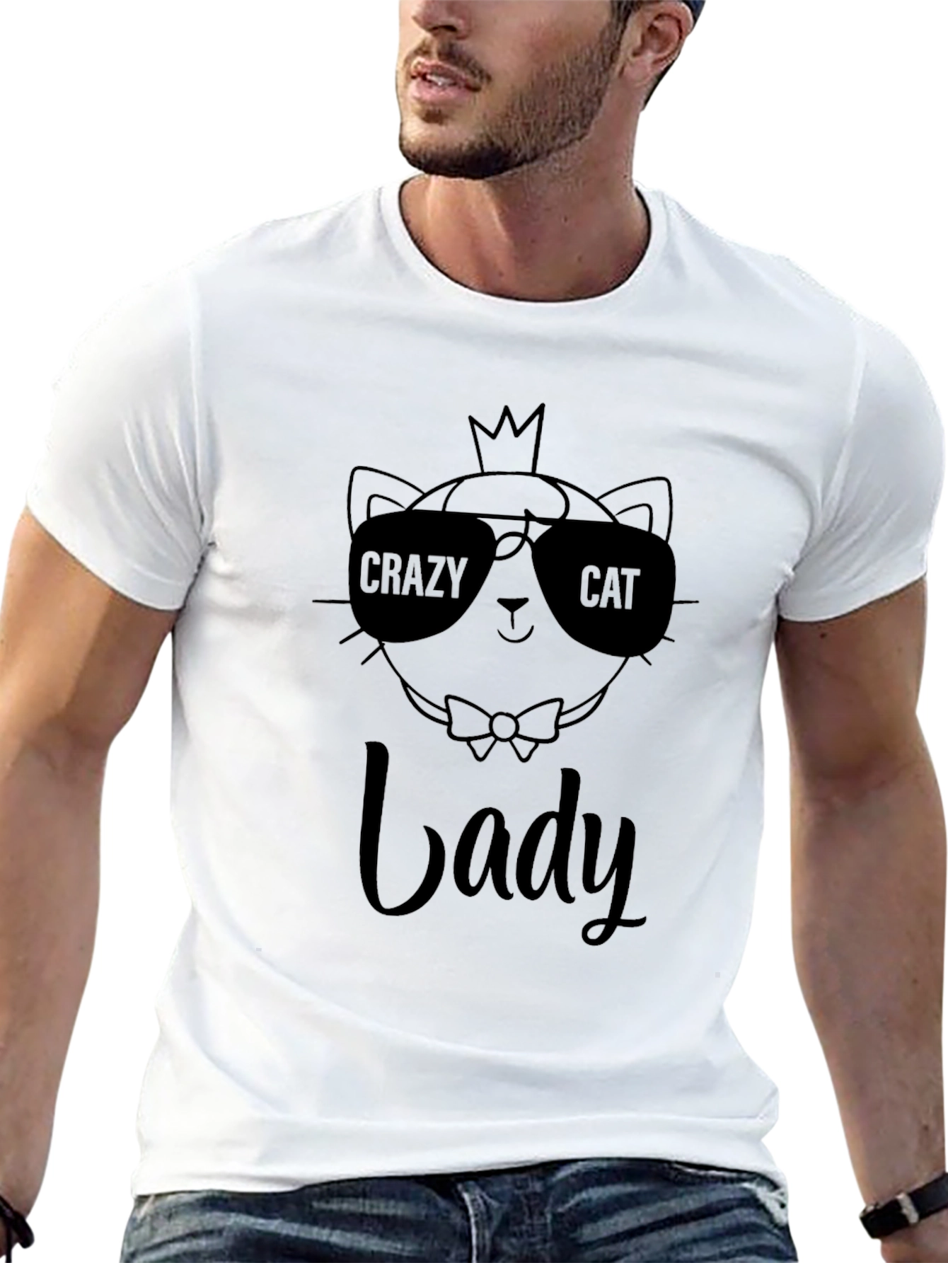 Crazy Cat Lady Graphic T-Shirt
