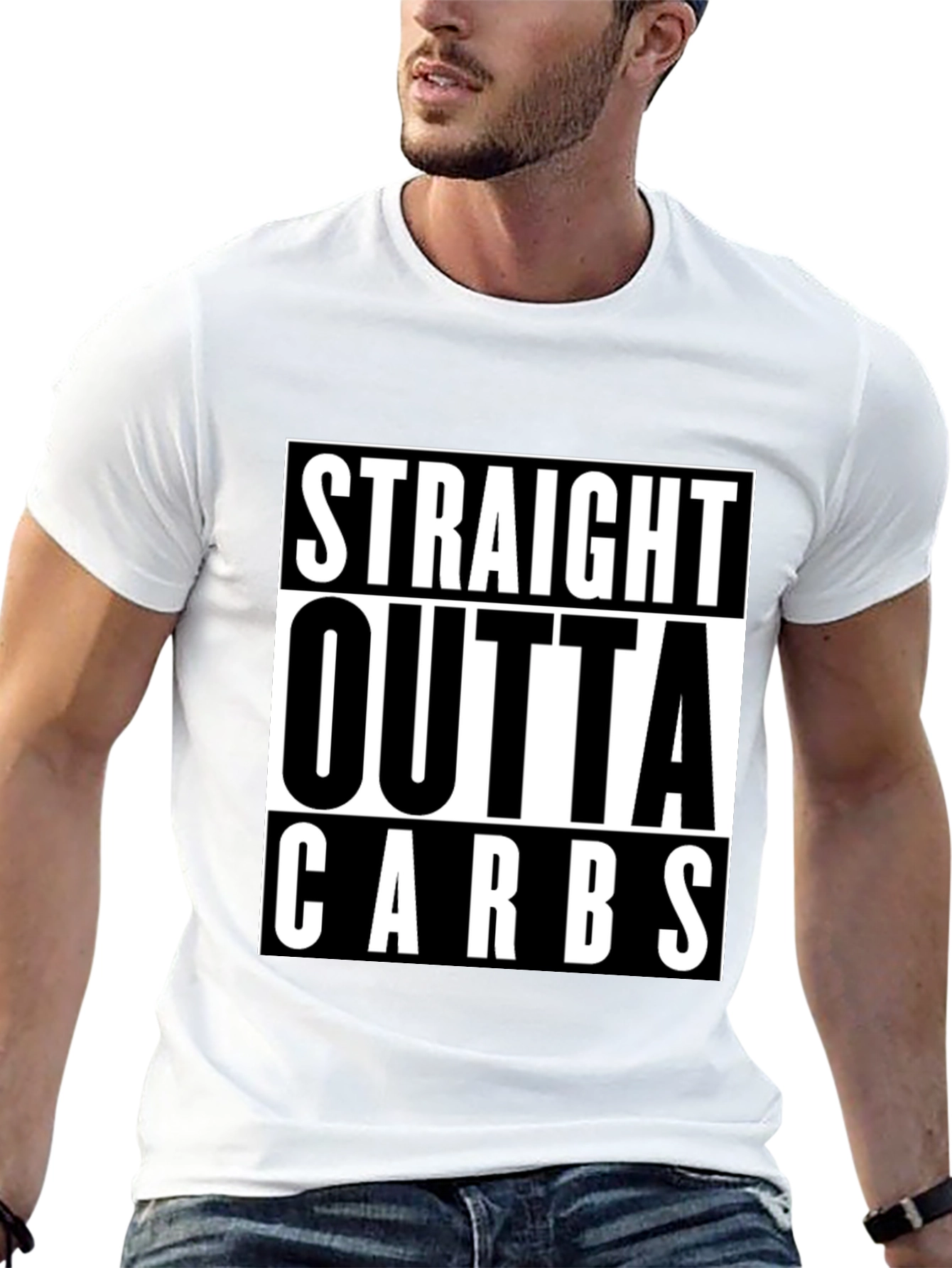 Straight Outta Carbs Graphic Tee
