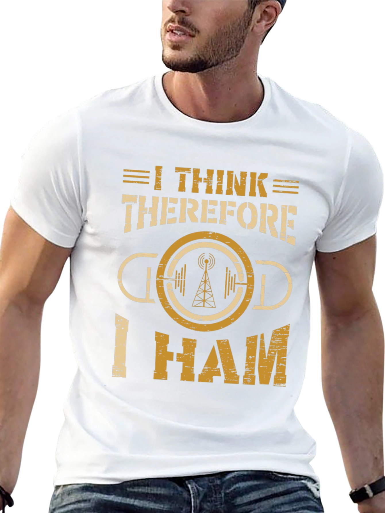 I Think Therefore I Ham Radio T-Shirt