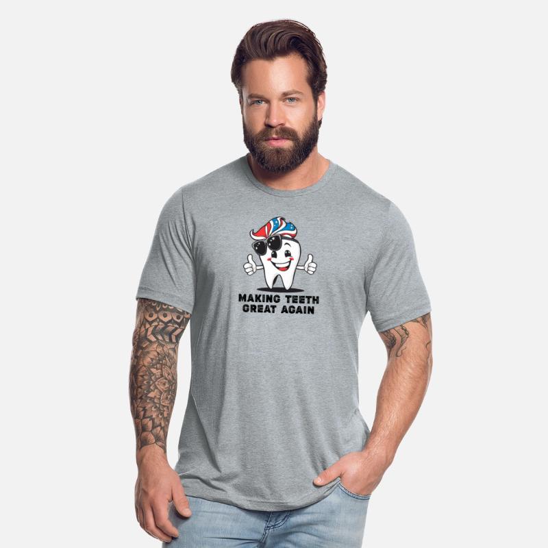 Patriotic Dental Happy Tooth Design