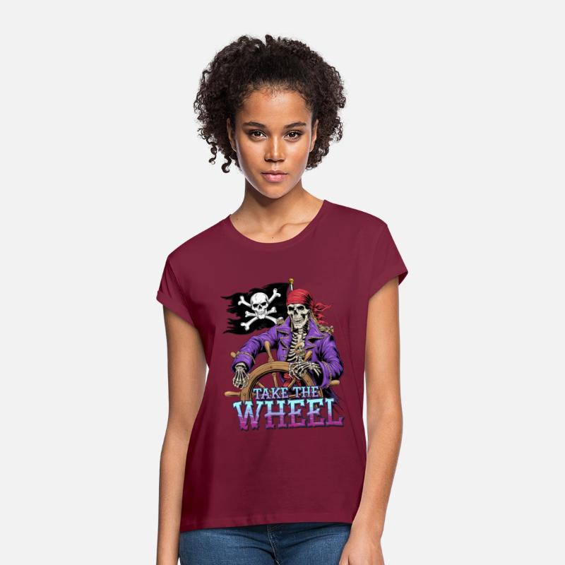 Pirate Skeleton Take The Wheel Adventure Design