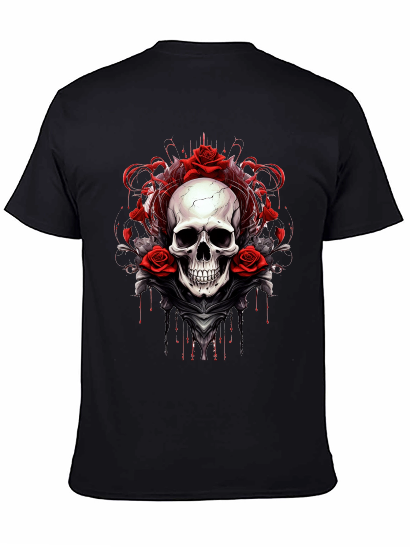 Skull & Roses Graphic Tee