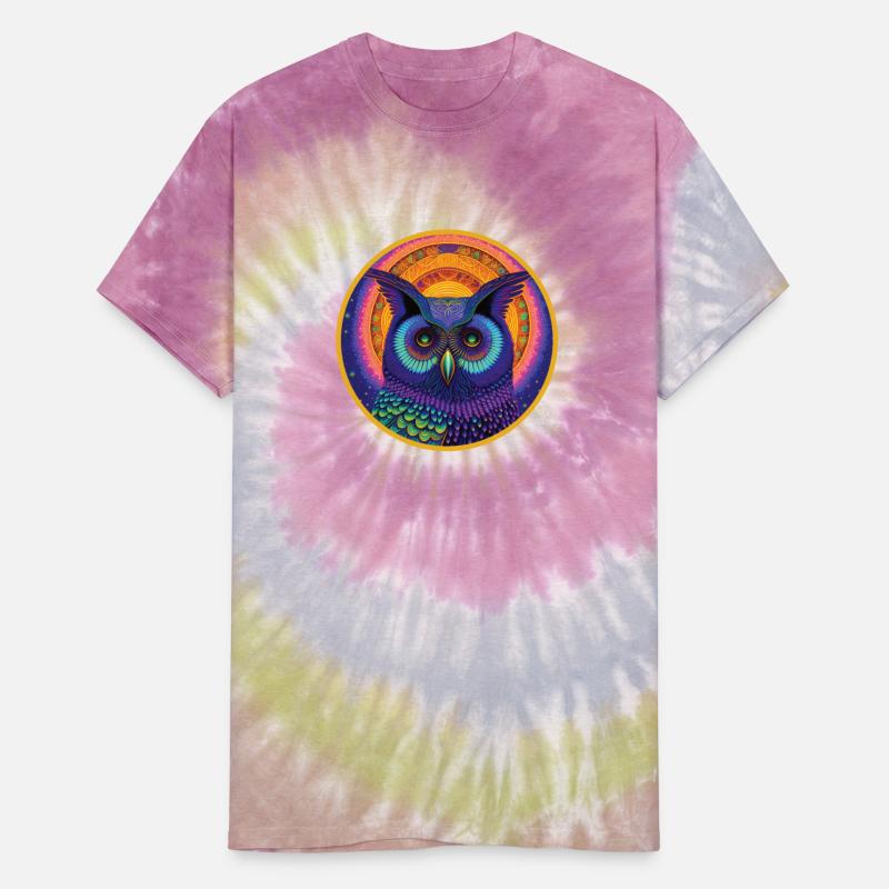 Psychedelic Blue Owl