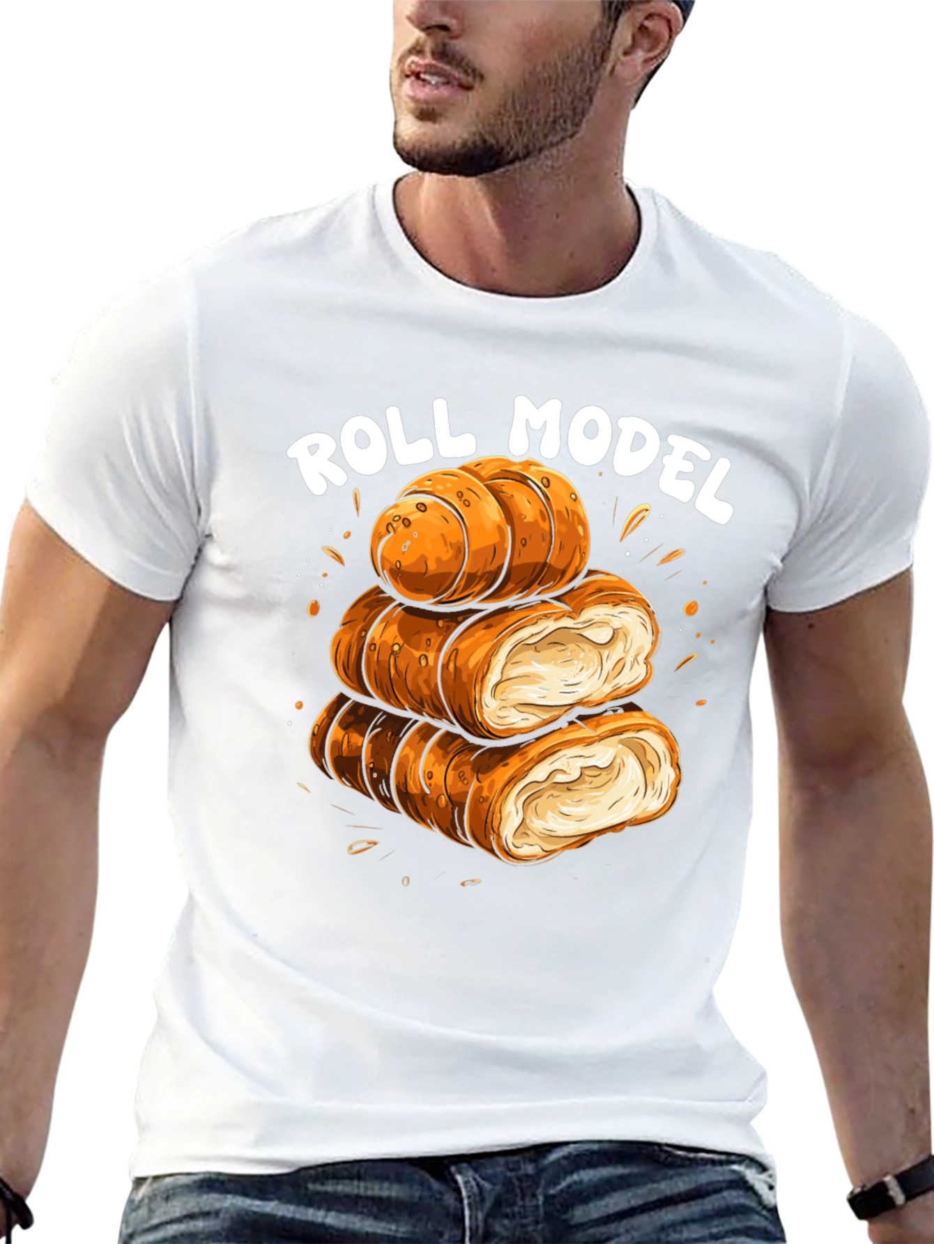 Roll Model Graphic Tee