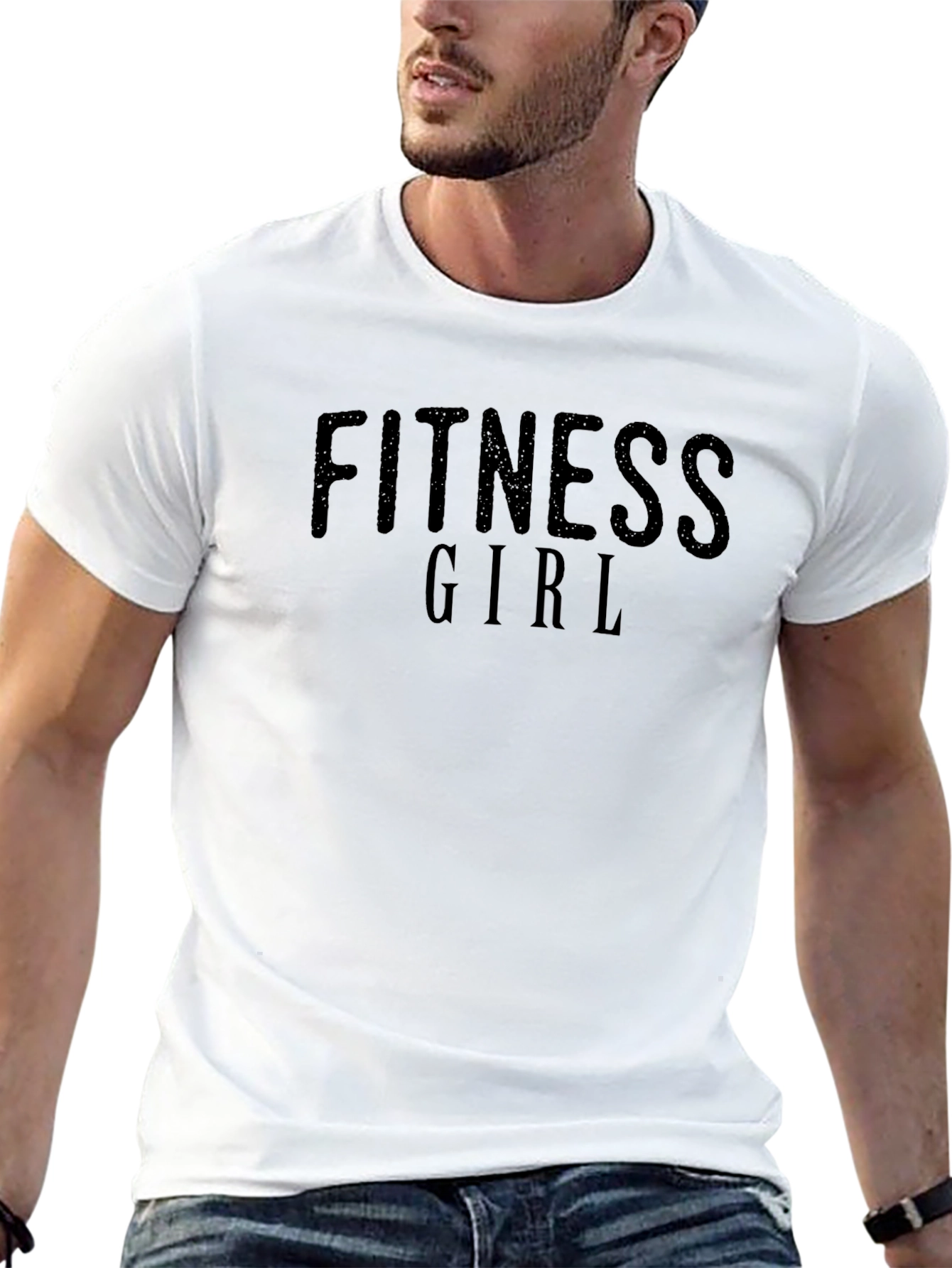 Fitness Girl Black T-Shirt