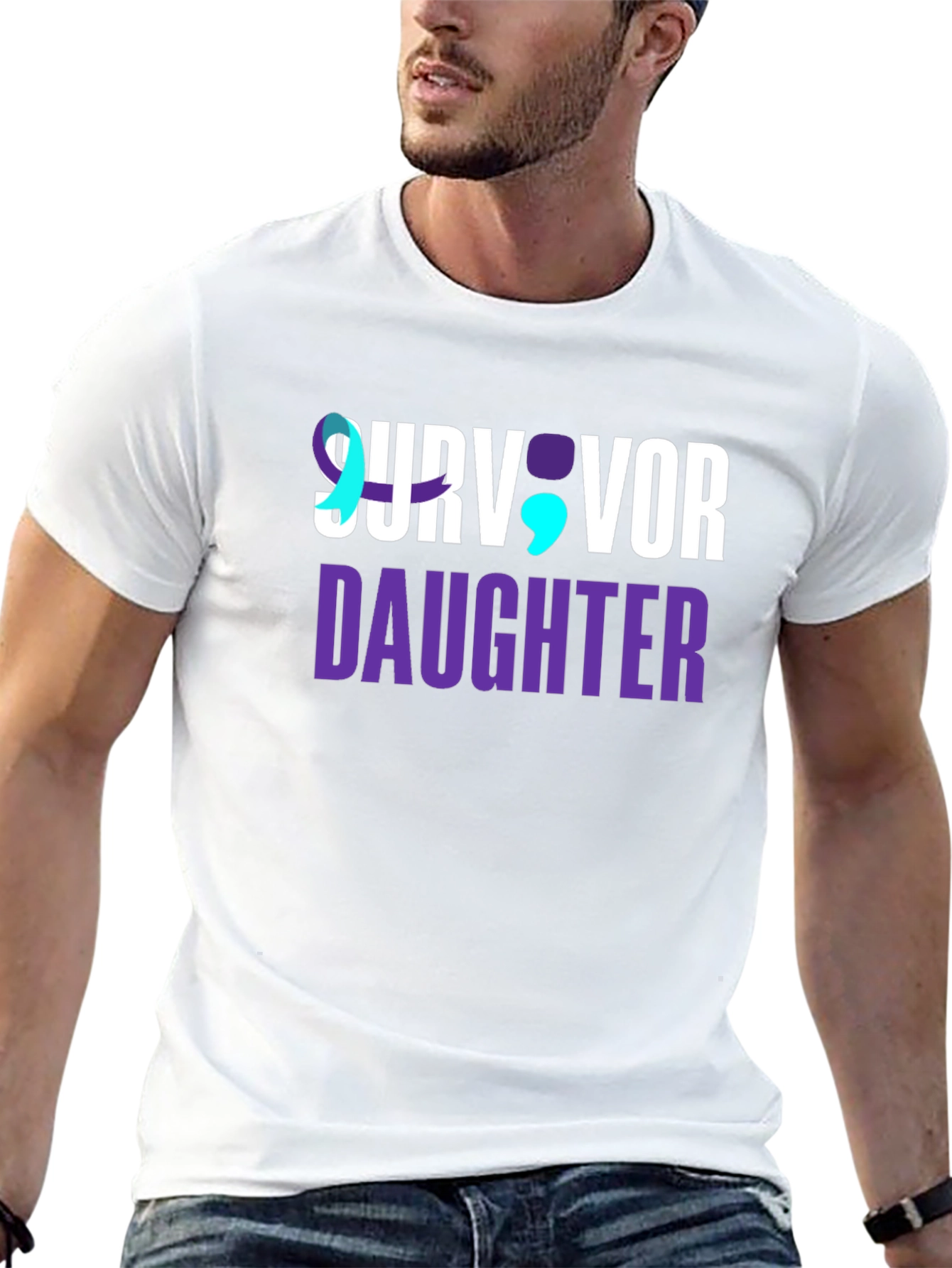 Survivor Daughter T-Shirt Mental Health Awareness