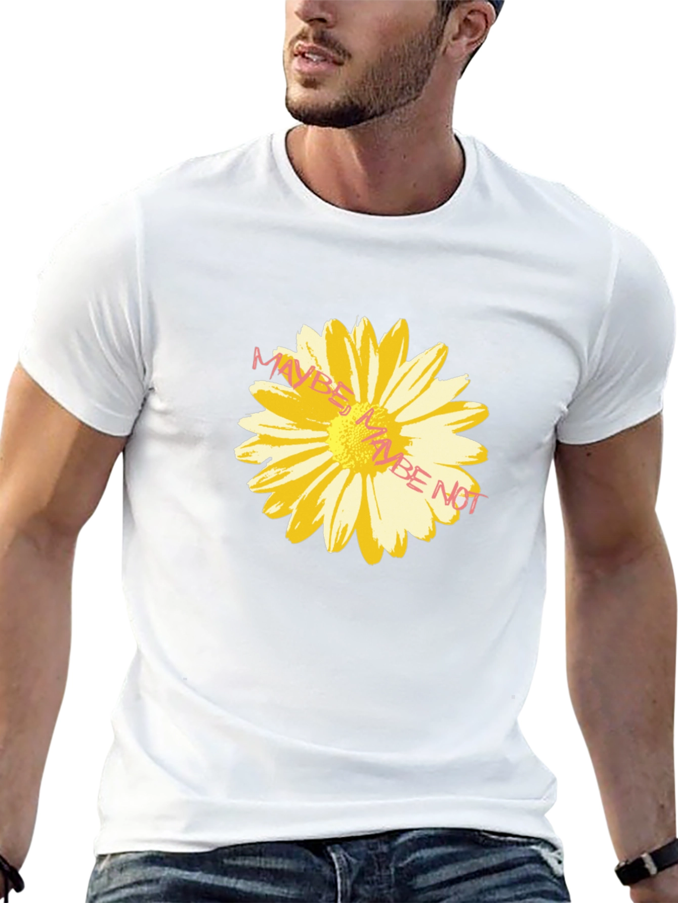 Maybe Daisy Black T-Shirt