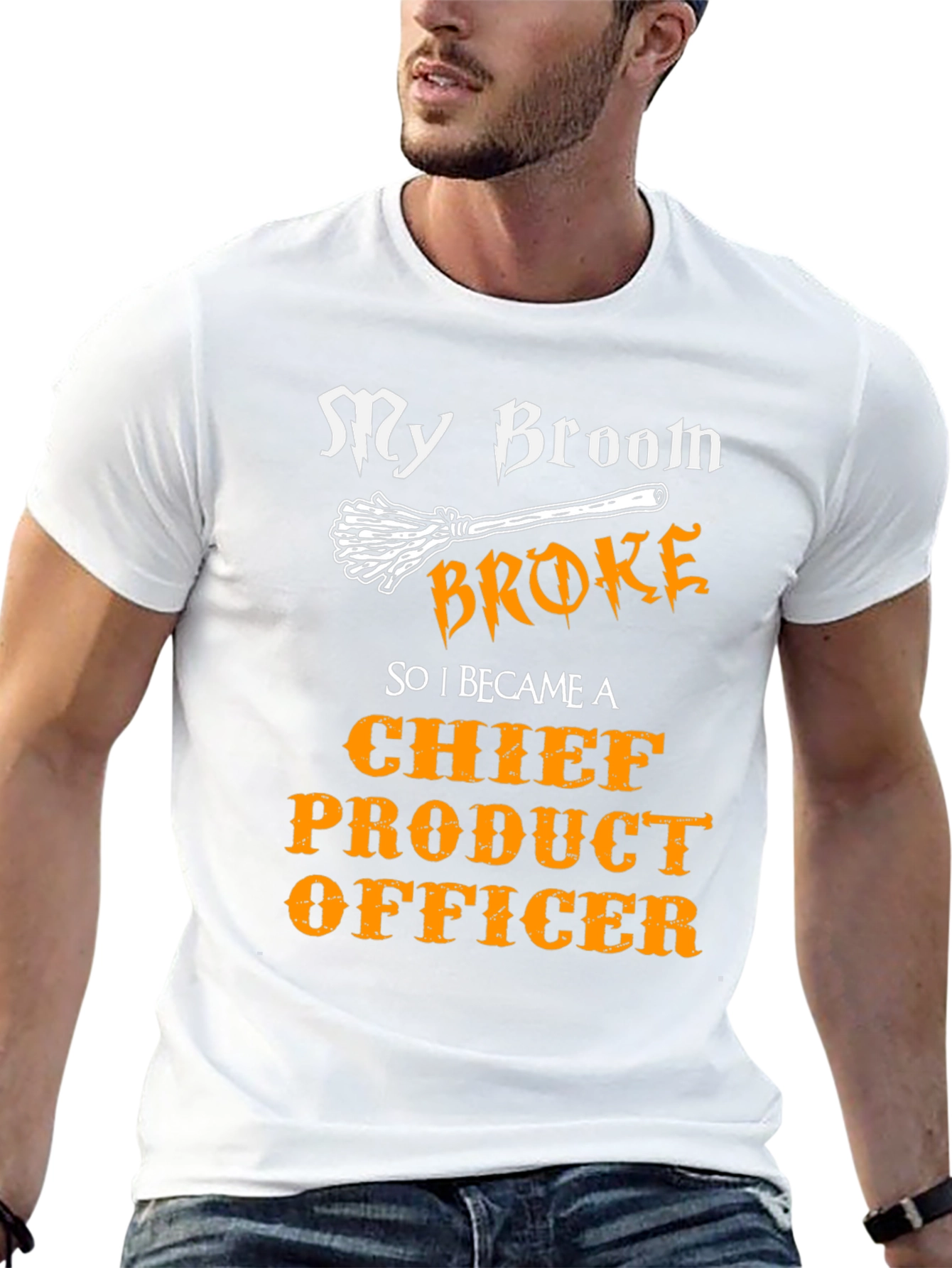 Broom Broke Chief Product Officer T-Shirt