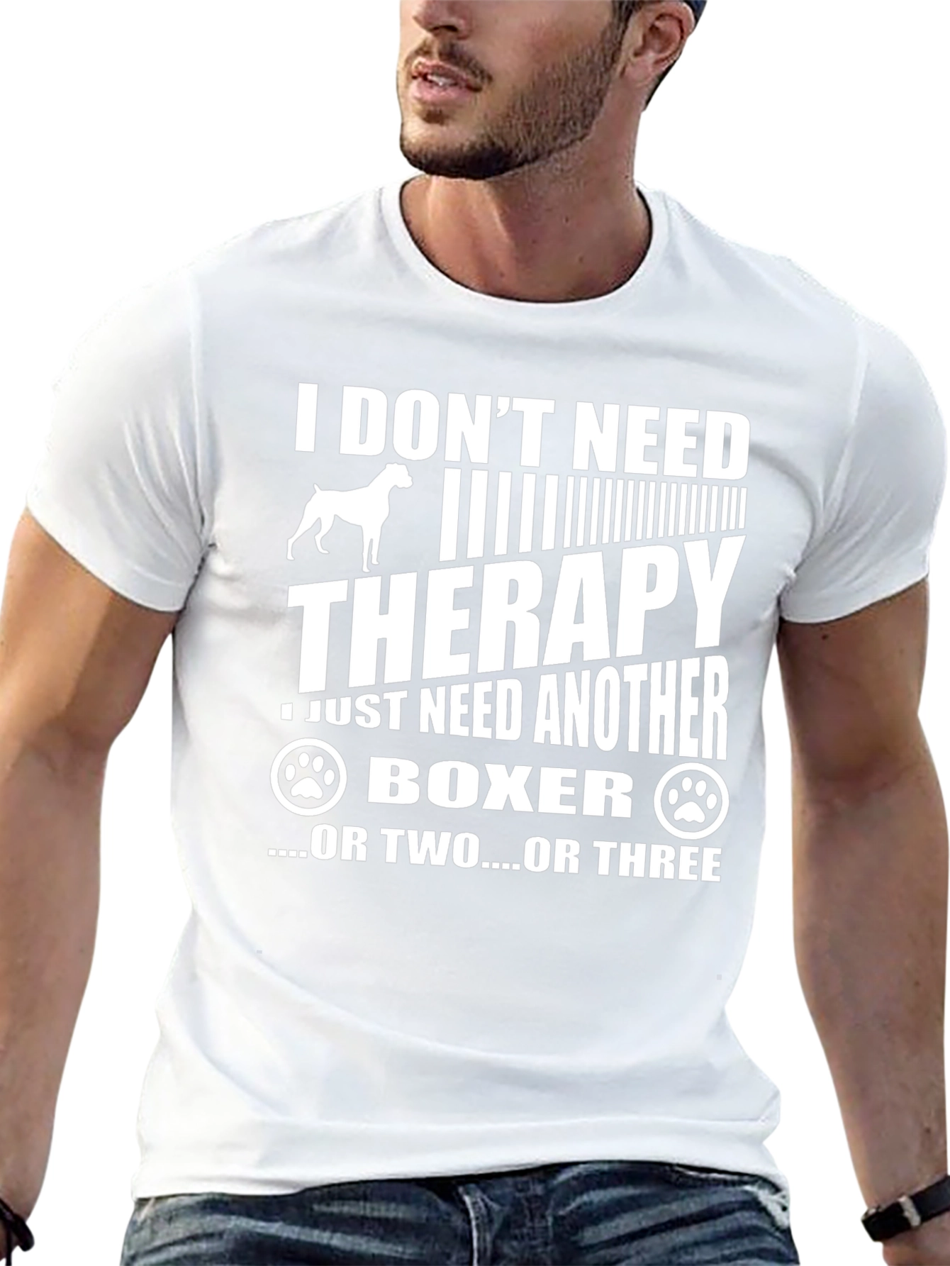 I Dont Need Therapy Boxer Dog T-Shirt