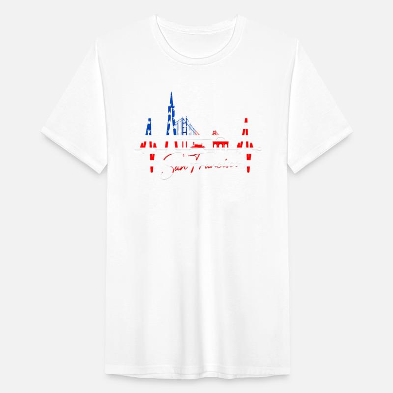 San Francisco Skyline Heartbeat California Lover