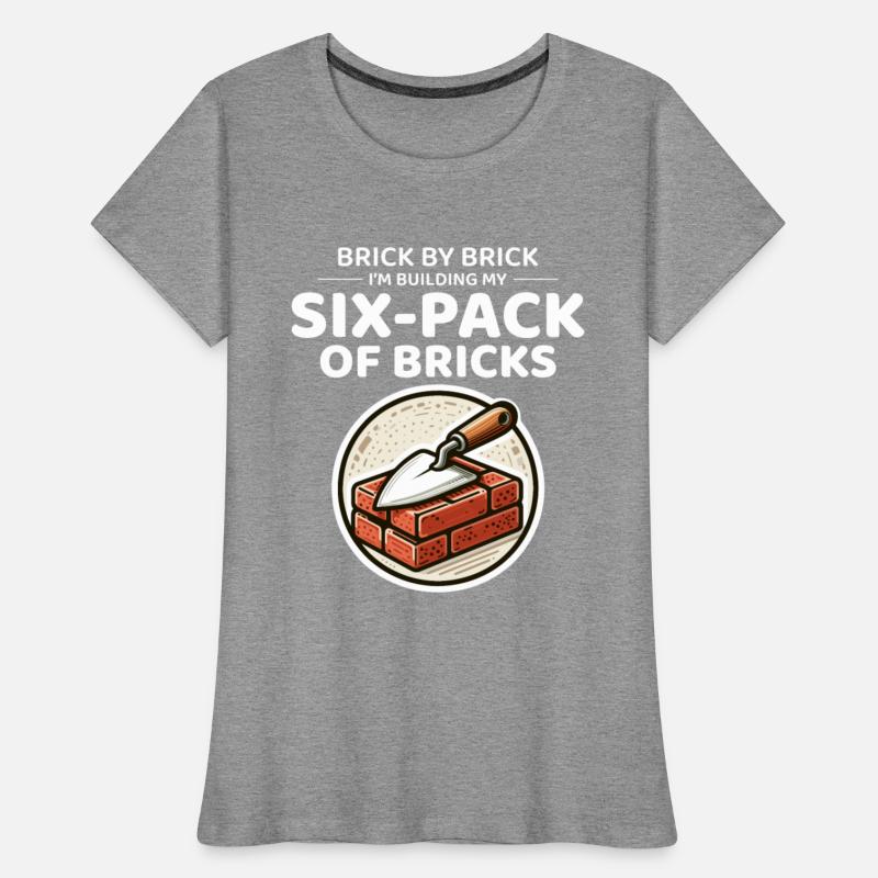 Six-Pack of Bricks: Humorous Bricklayer Fitness