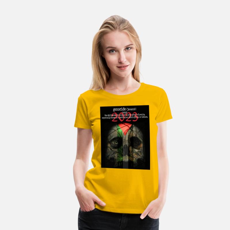 Skull, olives and barb-wire with Palestinian flag.