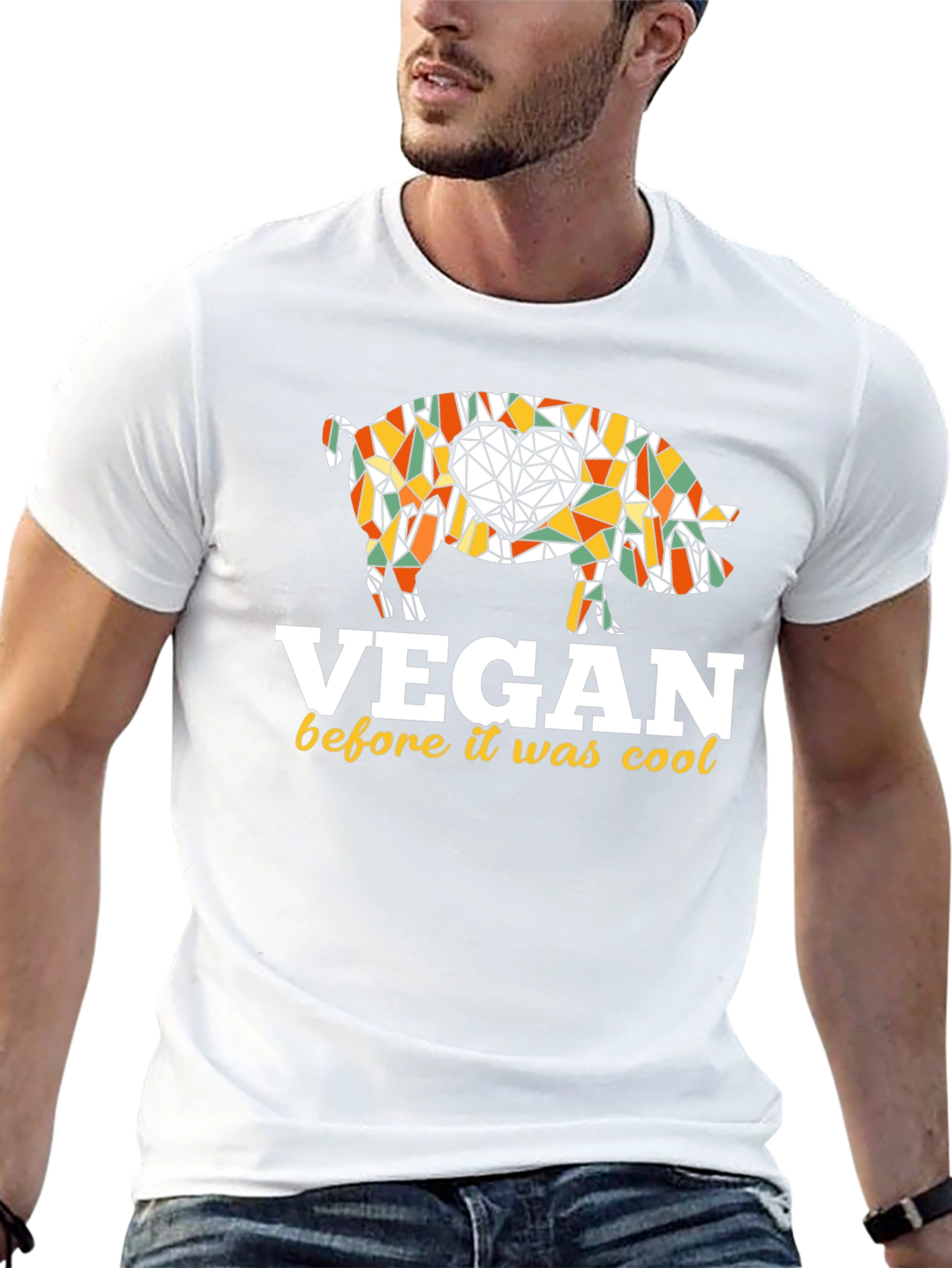 Vegan Before It Was Cool Pig T-Shirt