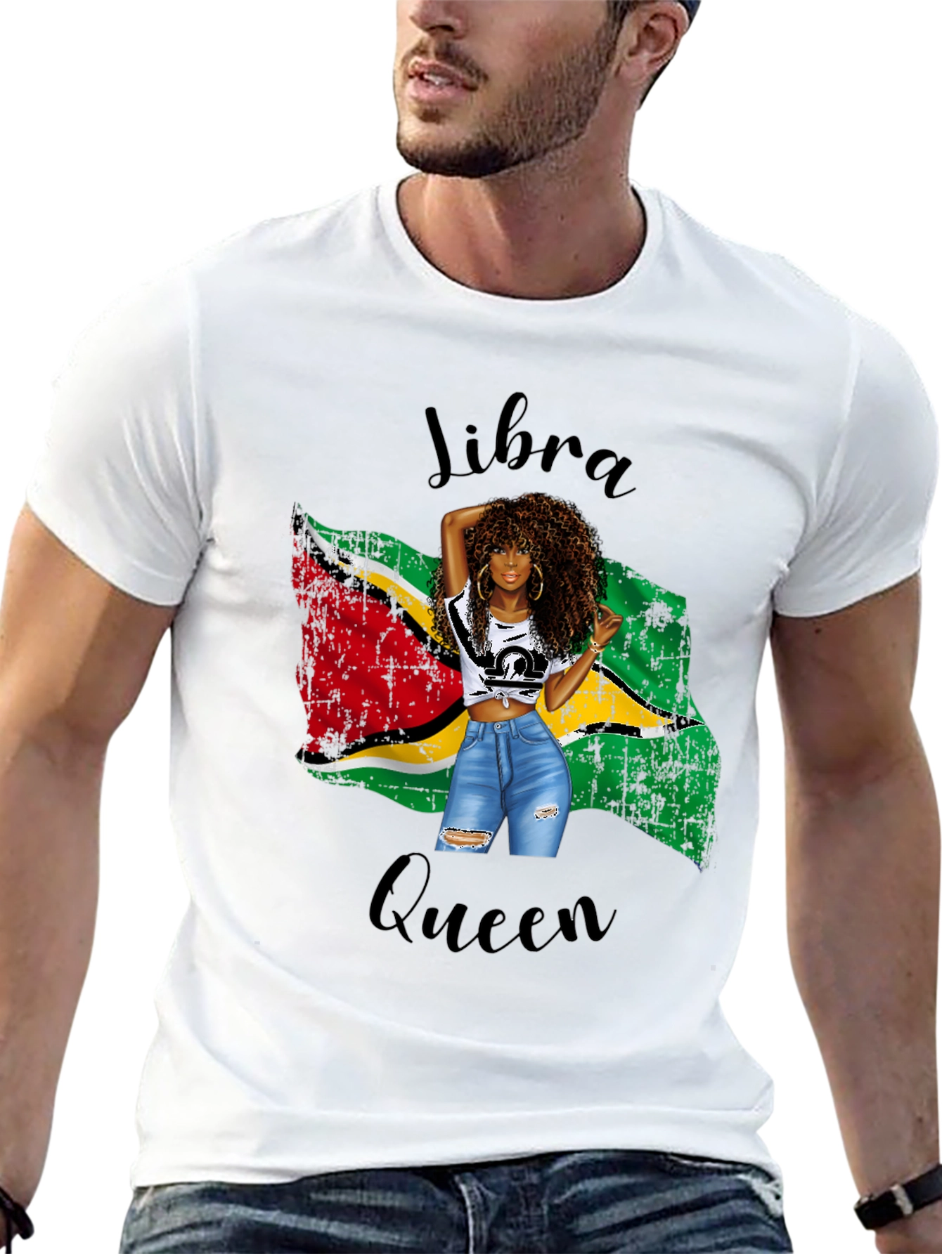 Libra Queen Black T-Shirt