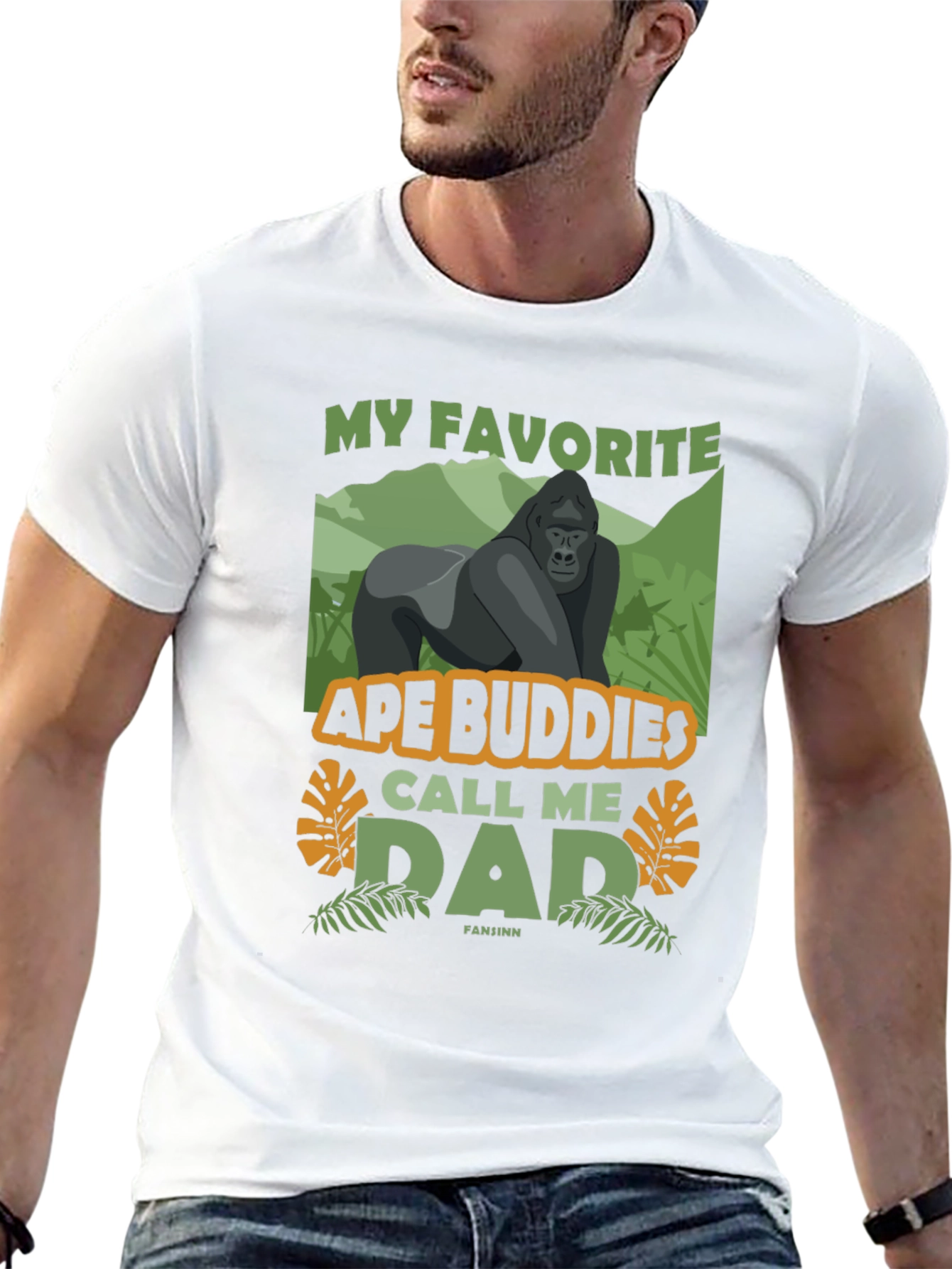 Ape Buddies Dad Graphic T-Shirt