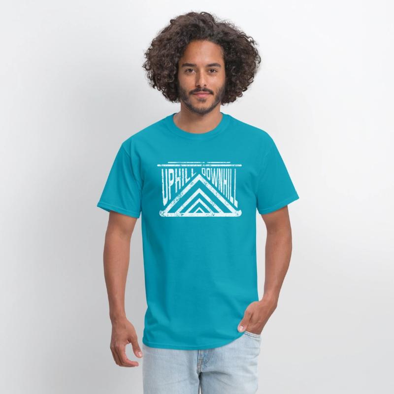 Uphill Downhill Mountains Outdoors