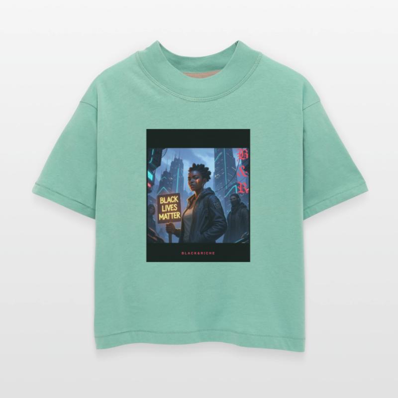 Urban Night Protest with Black Lives Matter