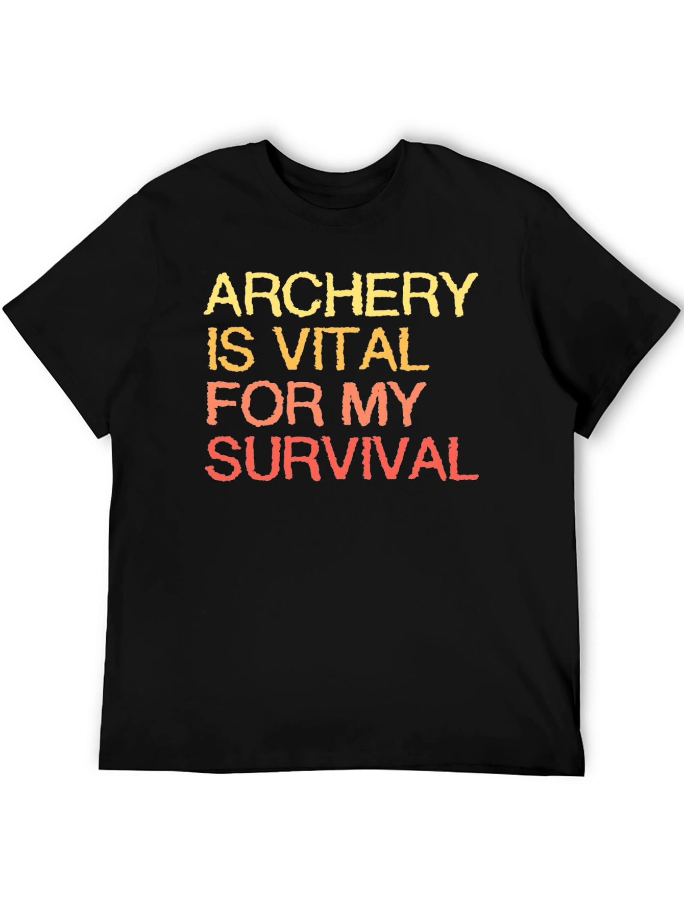 Archery Survival Tee - Black Graphic T-Shirt