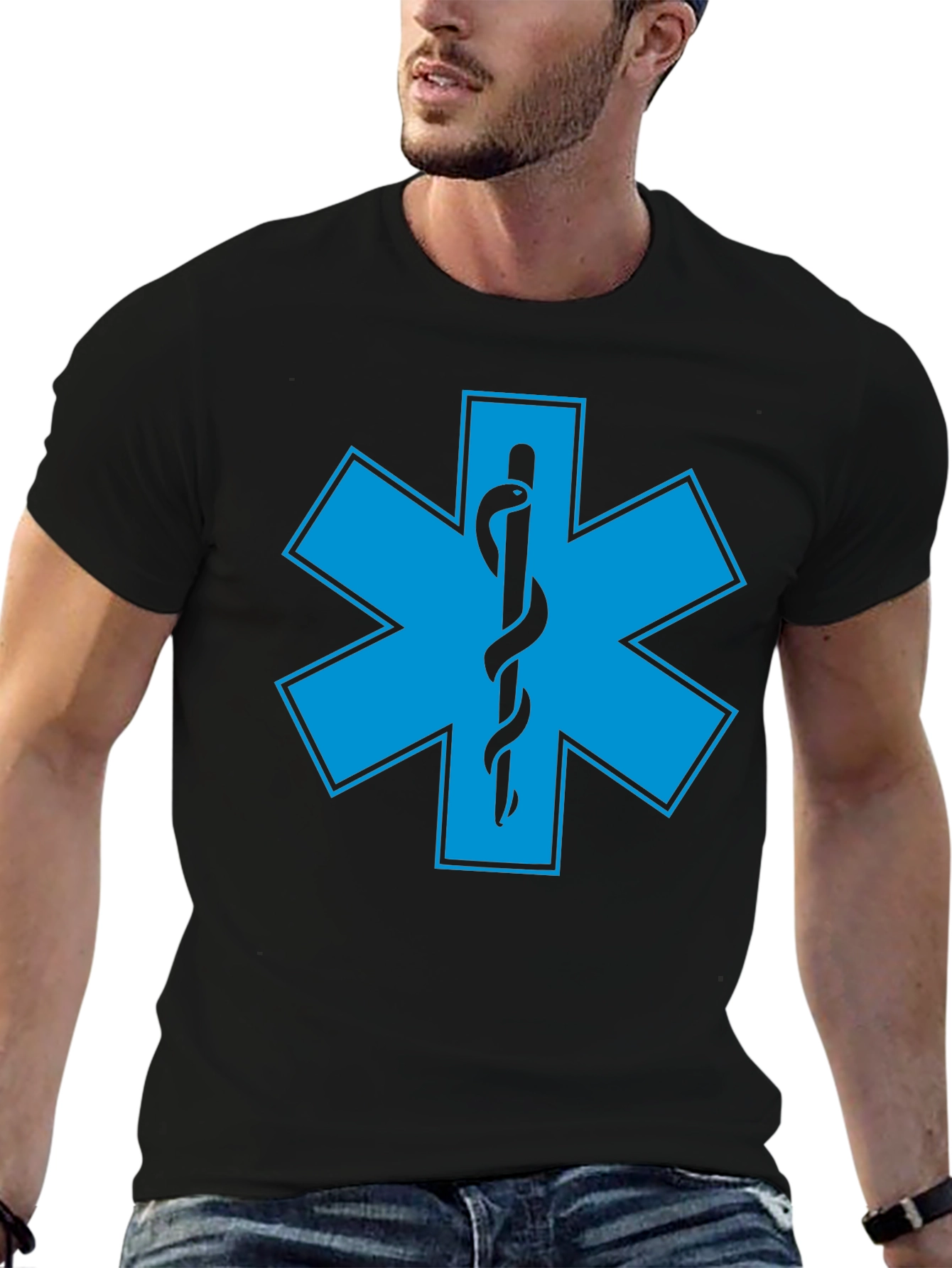 Star of Life Graphic T-Shirt - EMS EMT Apparel
