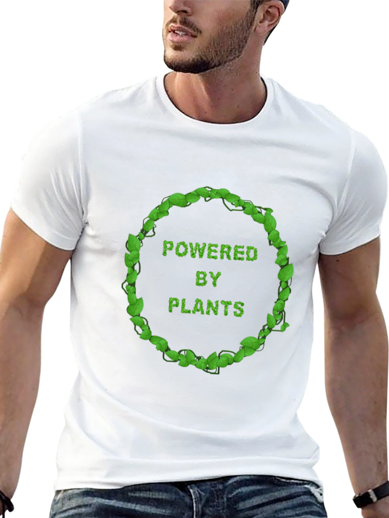 Powered By Plants Graphic T-Shirt - Vegan Style