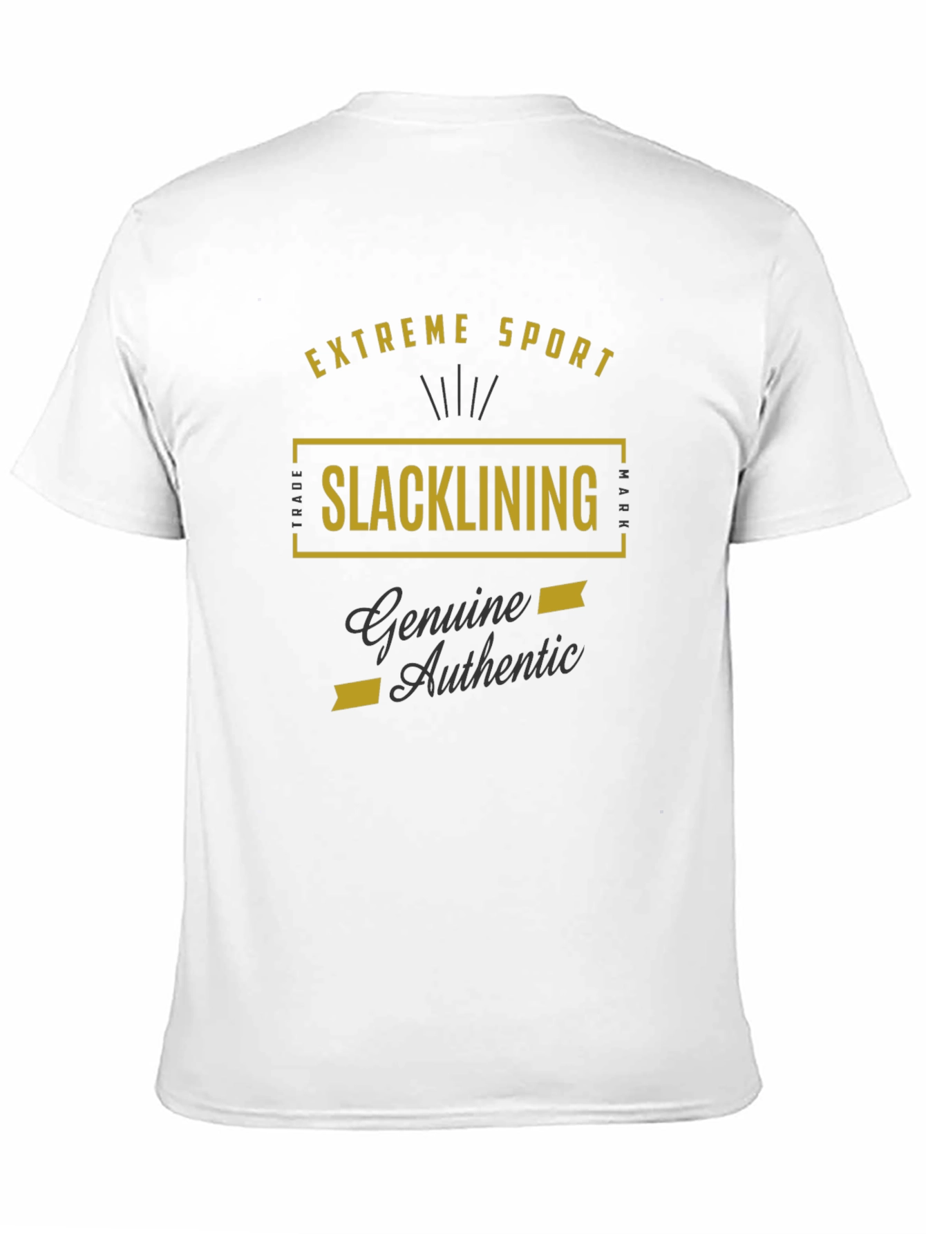 Extreme Sport Slacklining T-Shirt - Genuine Authentic Design