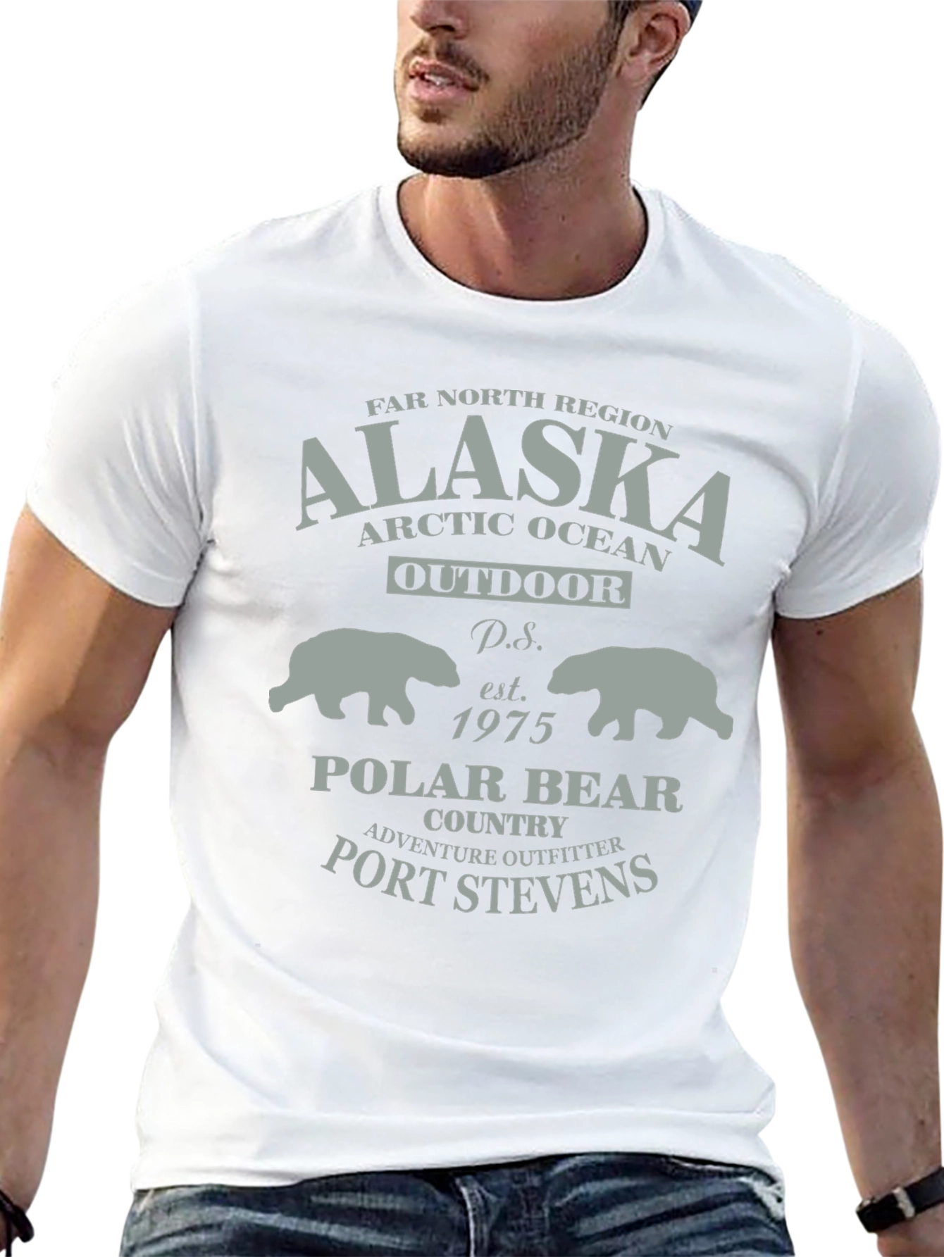 Alaska Polar Bear T-Shirt - Port Stevens Adventure