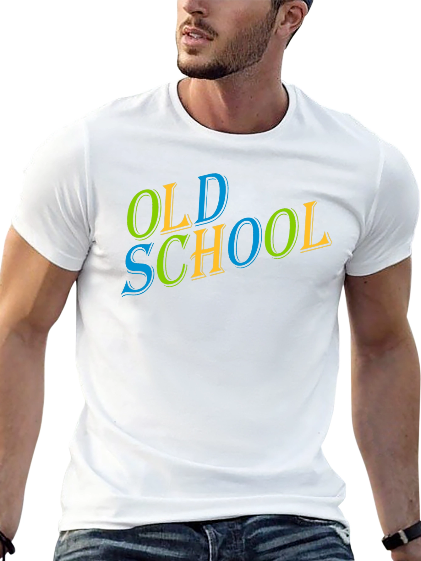 Old School Graphic T-Shirt - Retro Style Tee