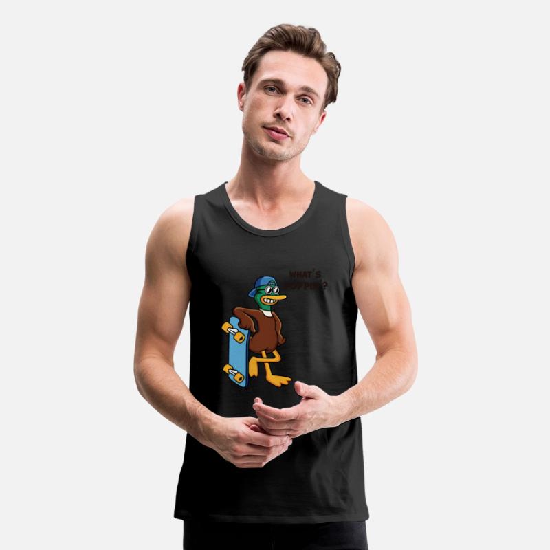 What's Poppin Duck Skaterboy Skateboardkid