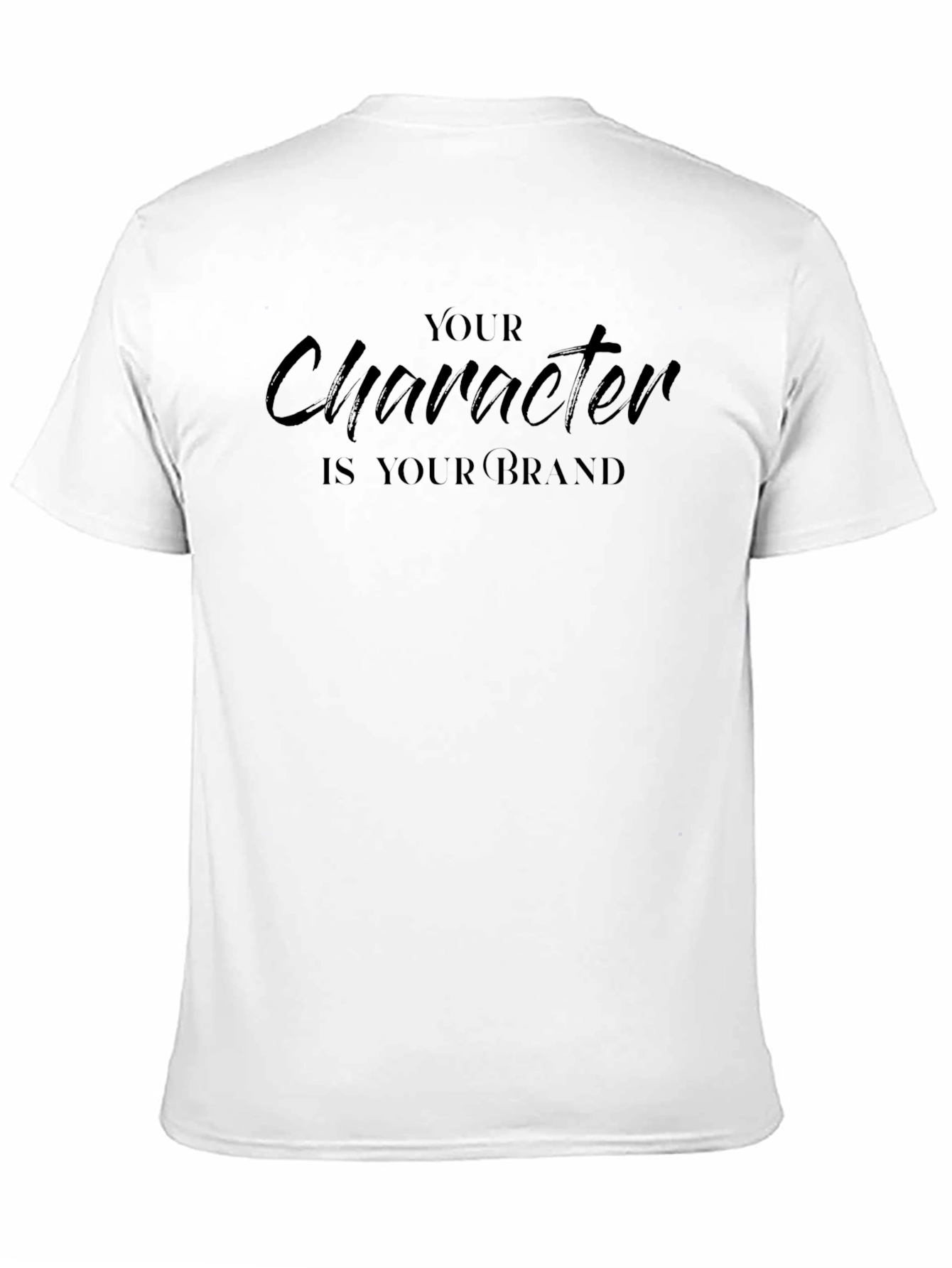 Character is Your Brand Black T-Shirt