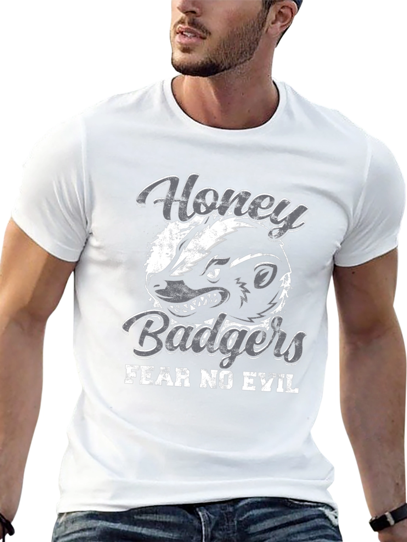 Honey Badgers Fear No Evil T-Shirt