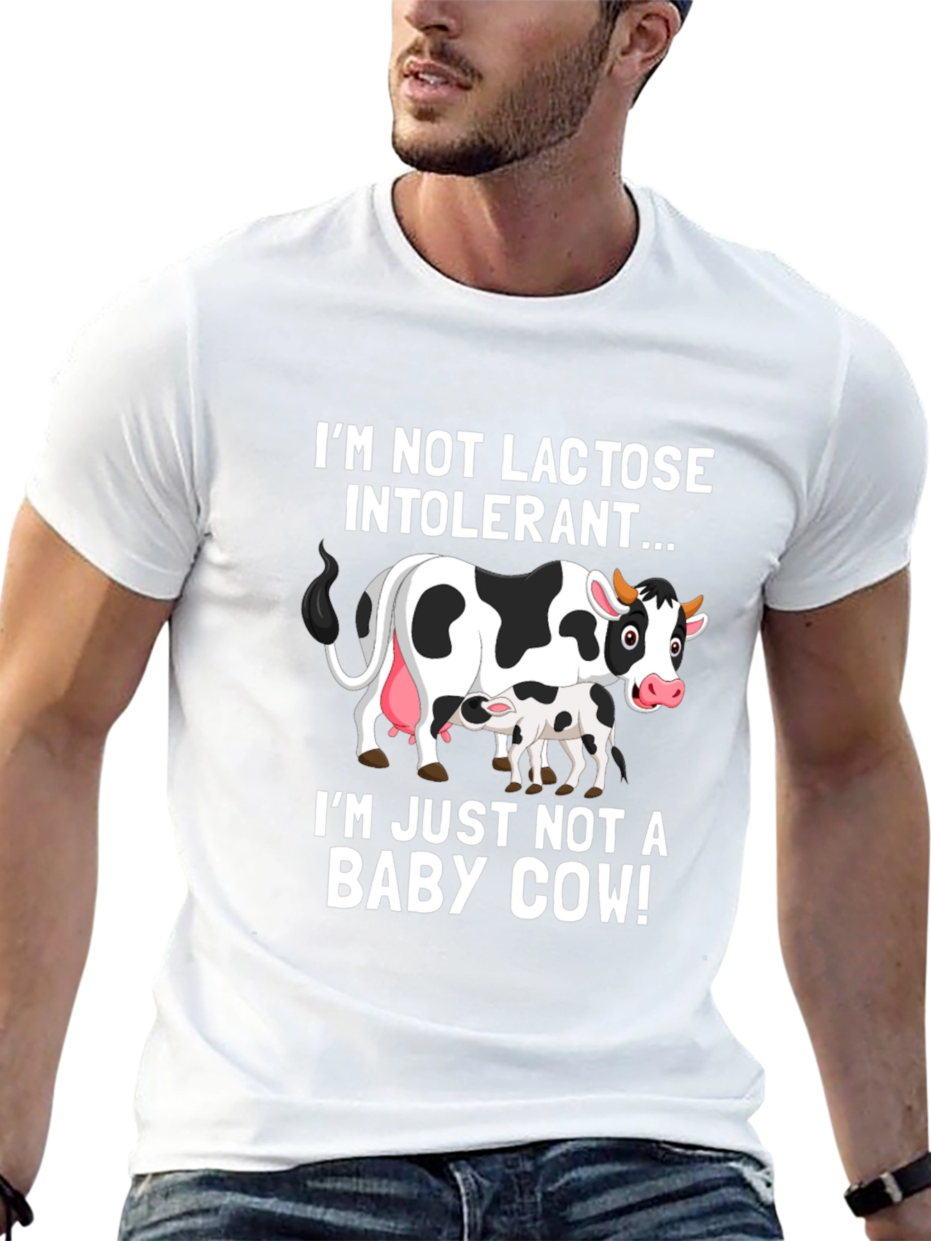 Funny Cow T-Shirt - Not Lactose Intolerant