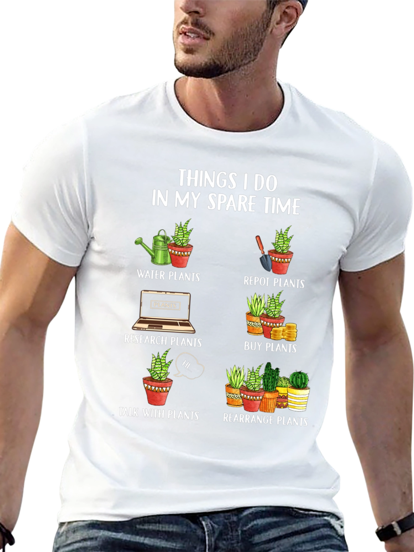 Plant Lovers Spare Time T-Shirt