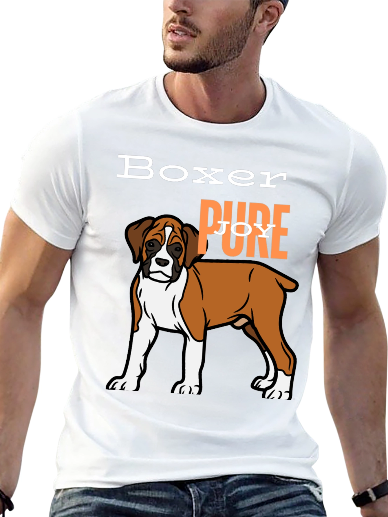 Boxer Pure Joy T-Shirt - Dog Lover Tee