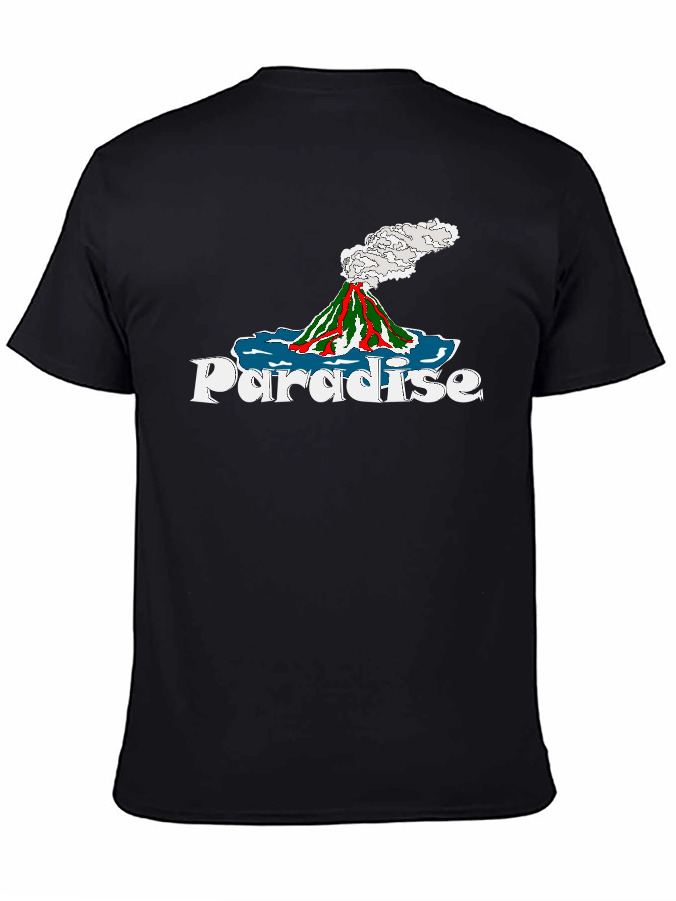 Paradise Volcano Graphic Tee - Island Style