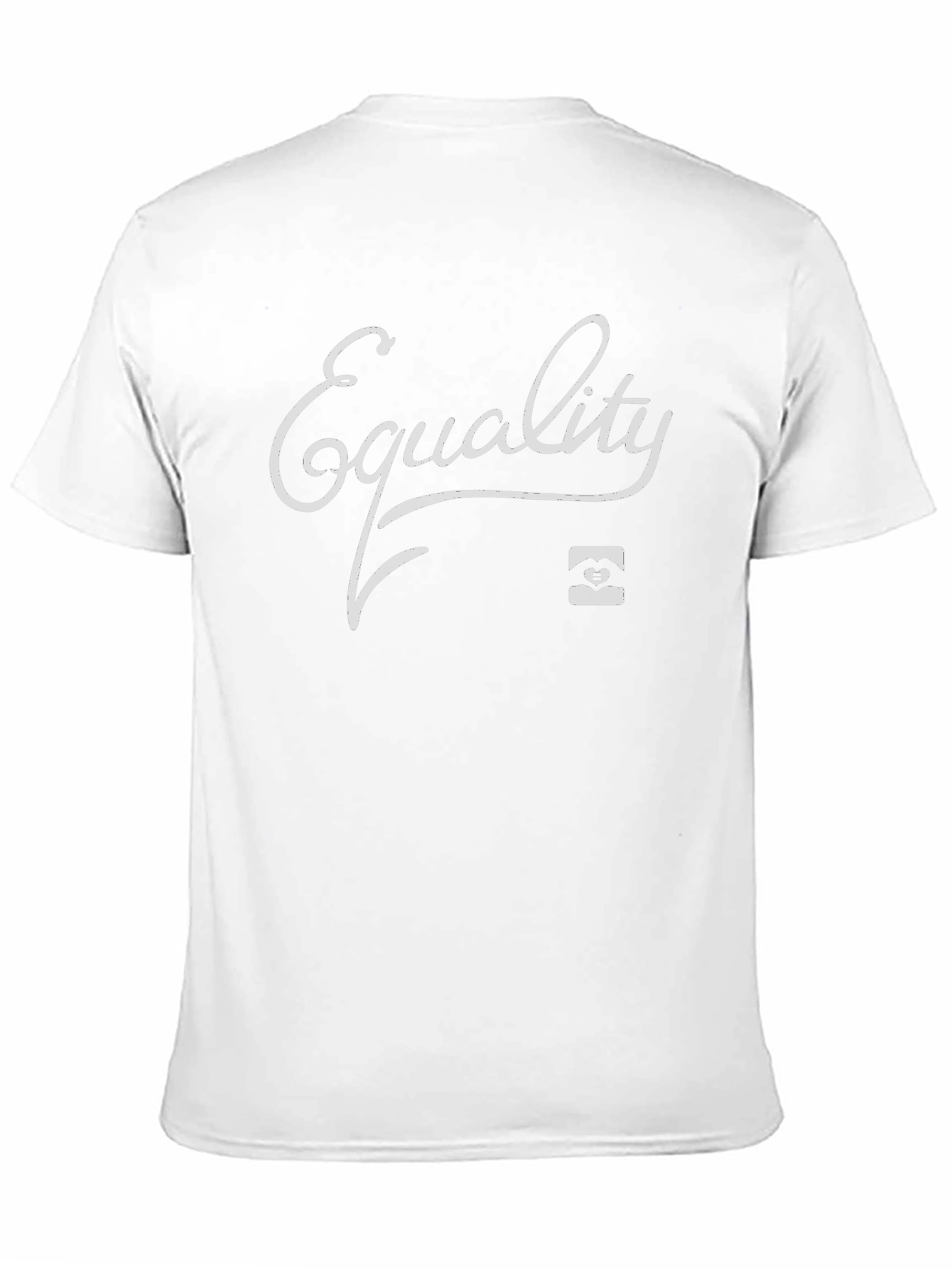 Equality T-Shirt - Black Crew Neck