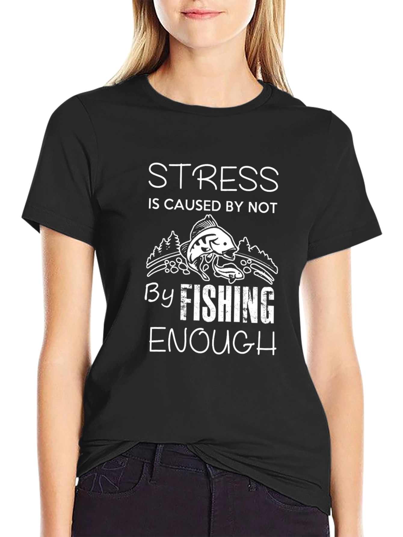 Funny Fishing T-Shirt - Stress Relief Angler Tee