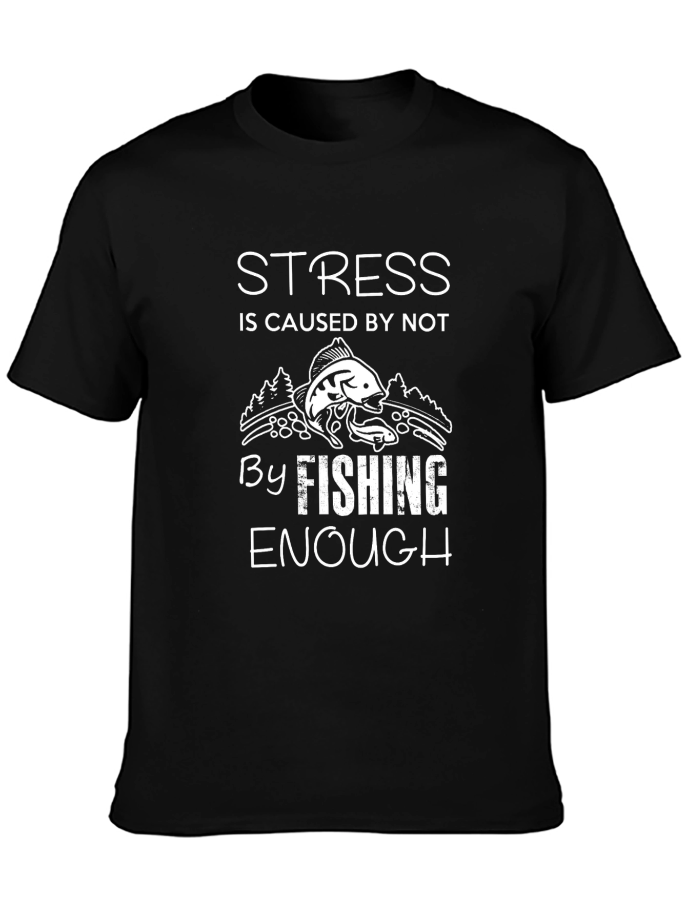 Funny Fishing T-Shirt - Stress Relief Angler Tee