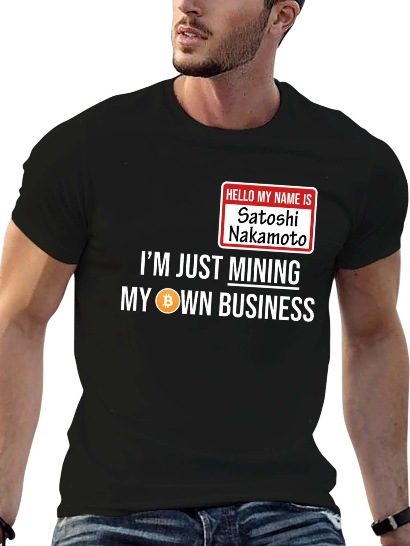 Satoshi Nakamoto Bitcoin Mining T-Shirt