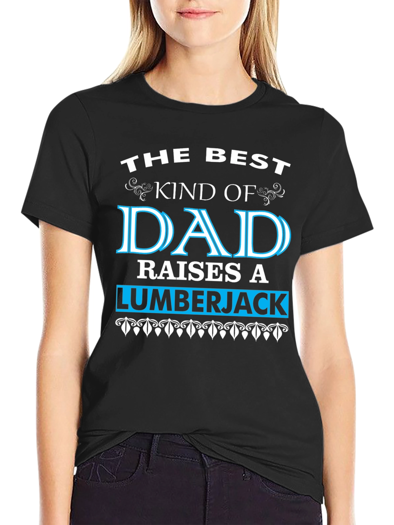 Best Kind of Dad Lumberjack Graphic T-Shirt