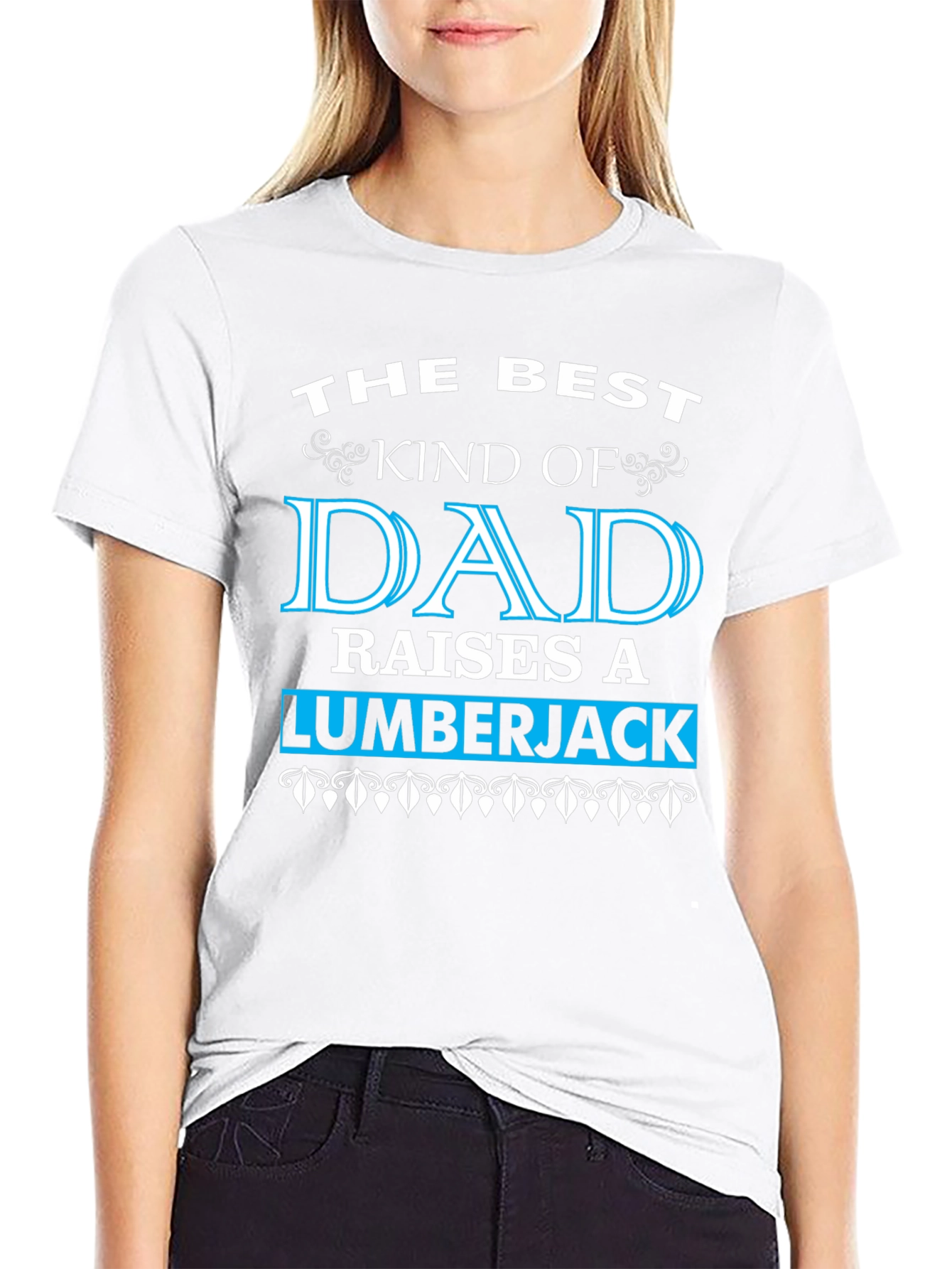 Best Kind of Dad Lumberjack Graphic T-Shirt