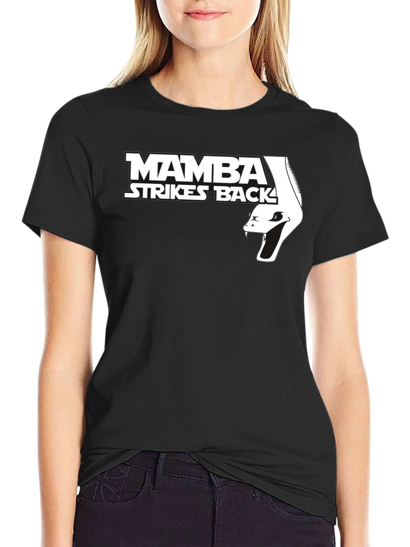 Mamba Strikes Back Black T-Shirt