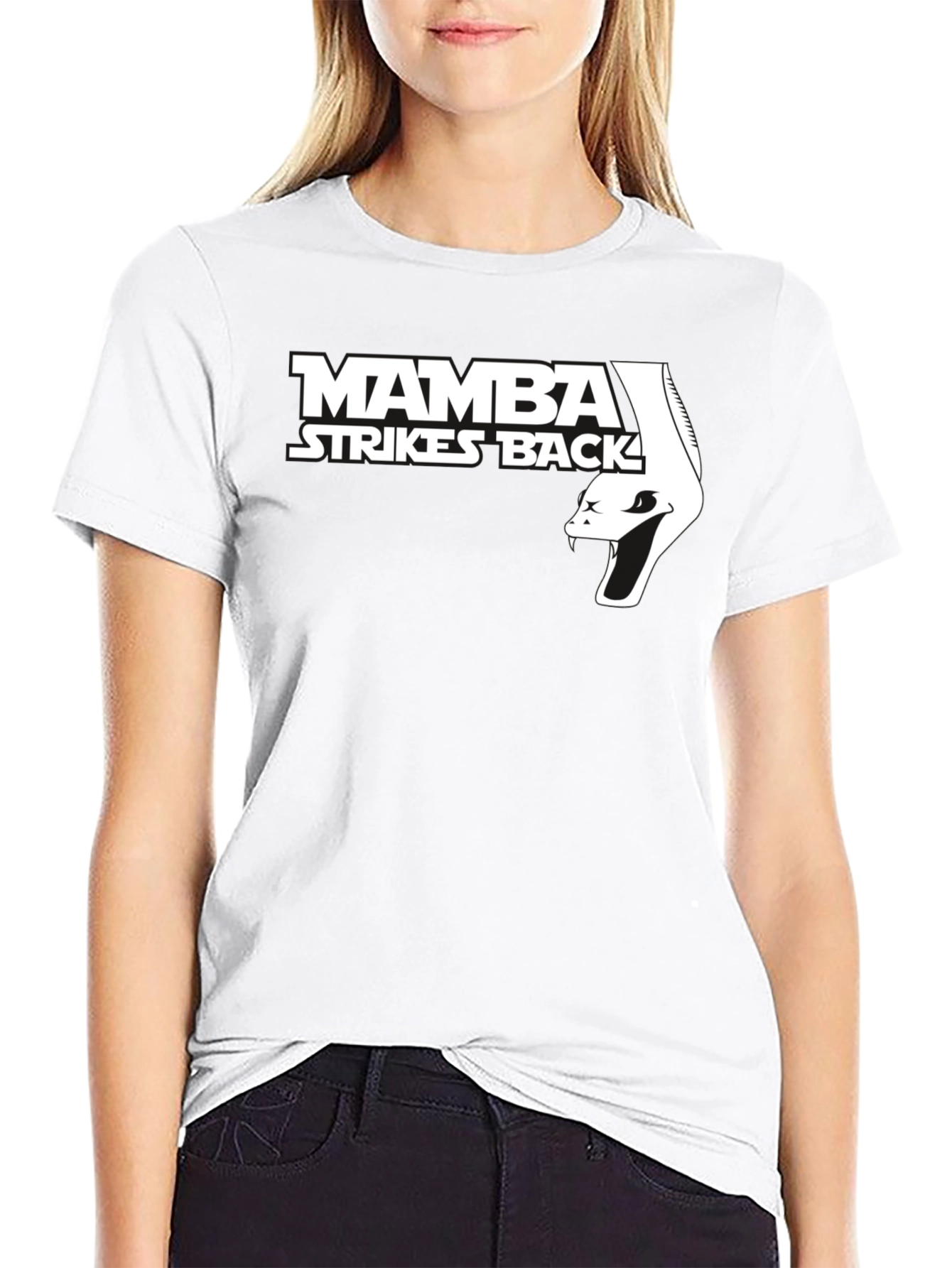 Mamba Strikes Back Black T-Shirt