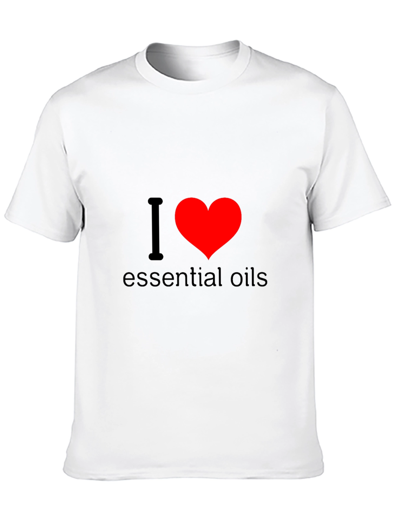I Love Essential Oils Black T-Shirt