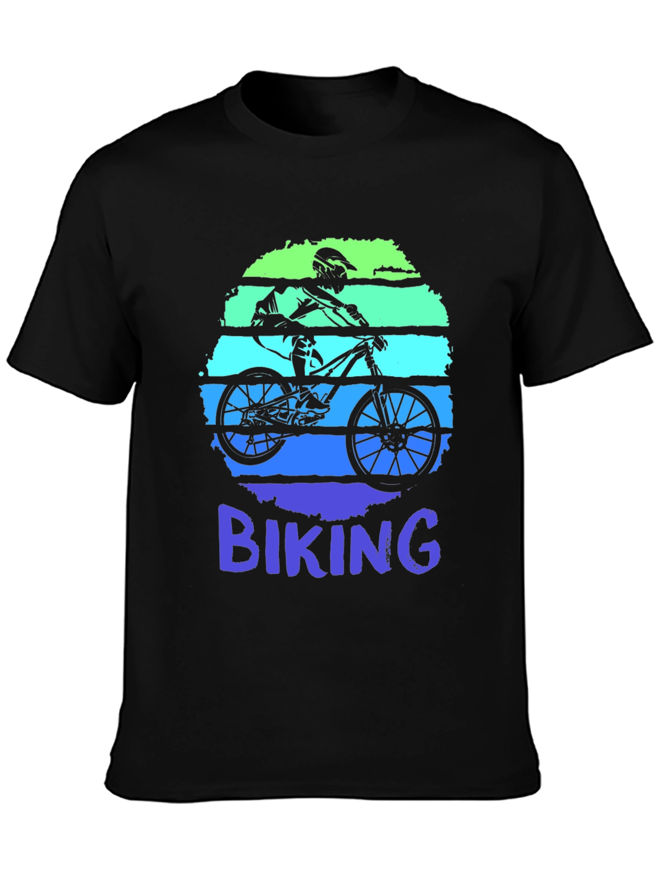 Retro Biking T-Shirt - Mountain Bike Graphic Tee